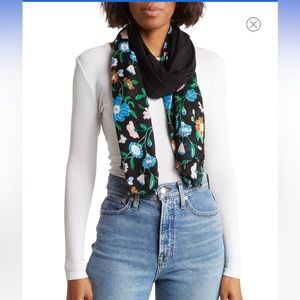 Kate Spade Floral Garden Oblong Scarf